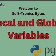 Local And Global Variables In Python Pythontutorial Learnpython Codingexamples
