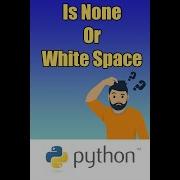 Python Check If String Is None Empty Or Whitespace In One Line