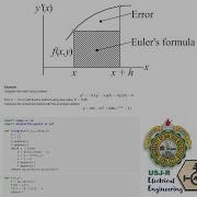 7 1 Initial Value Problem Using Euler S Method With Python Example Codes