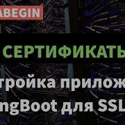 SSL сертификаты настройка приложения SpringBoot для SSL 2021