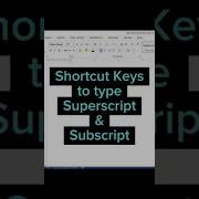 Master Word Shortcuts Subscript And Superscript Like A Pro Superscript Subscript