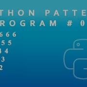 Python Pattern Programs Printing Numbers In Reverse Pyramid Shape