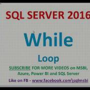While Loop In SQL Sql Loop Examples Sql Execute Multiple Times