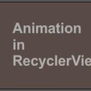 Animation In Recyclerview In Android Using Volley And Picasso