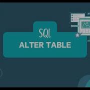 ALTER TABLE SQL