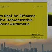 Homomorphic Encryption Arithmetic CHES 2025