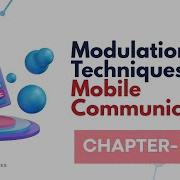 Mobile Computing Chapter 6 Modulation Techniques In Mobile Communication Explained Modulation