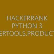 HACKERRANK PYTHON 3 ITERTOOLS PRODUCT