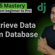 Retrieve Data From Database Table In Django 5