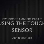 EV3 Programming 7 Using The Touch Sensor