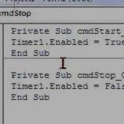 Stopwatch In Visual Basic 6 Vb6