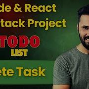 MERN Stack To Do Project In Hindi 7 Delete Task UI And API Full Stack Project Series