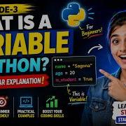 Python Variables Made Super Easy Every Beginner Must Watch Episode 3 SAGONA CODING