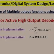 Decoder Active High Outputs Implement SOP And POS Functions