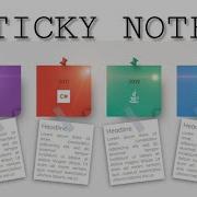 Creative Sticky Notes Using HTML CSS Only
