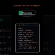 WOW CSS Submit Button Animation HTML CSS Modern UI Effects Webdevelopment Htmlcss Animation