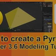 How To Create A Pyramid Pyramid 3D Modeling Tutorial Blender 3 6