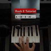 Rush E Tutorial Both Hands With Note Names Easy Spoon