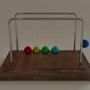 Newtons Cradle Blender Physics