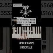 SPIDER DANCE UNDERTALE Undertale Spiderdance Pianotutorial