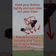 How To Do Rodeo Backflip Rodeo Backflip Tutorial Backflip Short Hamzaslife1234