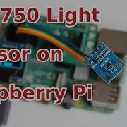 Измерение освещенности с помощью Python Linux датчика освещенности BH1750 и Raspberry Pi
