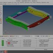 Frame Assembly Validation Through Modal Analysis In HYPERMESH OPTISTRUCT