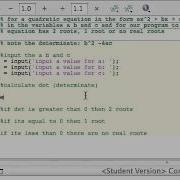 3 3 Quadratics Example Using If Statement In MATLAB Part 1