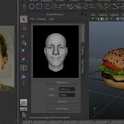 Maya Model Rigging With Kinect Face Motion Capture