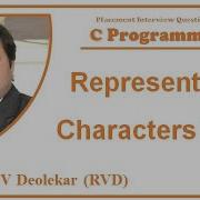 C Question 11 How Character Constants Are Represented In C