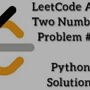 LeetCode Add Two Numbers Problem 2 Python Solution