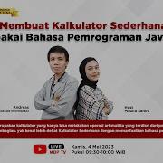 Membuat Kalkulator Sederhana Pakai Bahasa Pemrograman Java