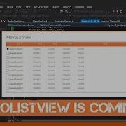 MetroListView Is Coming In MetroFramework