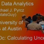 20c Spatial Data Analytics Calculating Uncertainty