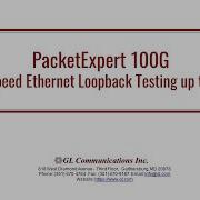 PacketExpert 100G High Speed Ethernet Loopback Testing Up To 100G