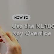 How To Use The KL1000 G3 Key Override KitLock By Codelocks