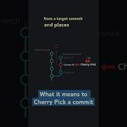 What Does CHERRY PICK COMMIT Mean In Git Learning Programming Shorts