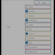 MultiSelect Checkbox