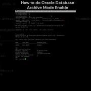 Archive Log Mode In Oracle Database Databaseconcepts Oracledatabasetutorial Databaseskills