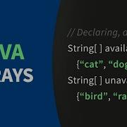 Java Tutorial Introduction To ARRAYS