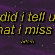 Adore Did I Tell U That I Miss U