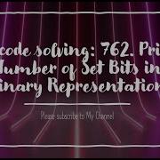 Leetcode Solving 762 Prime Number Of Set Bits In Binary Representation