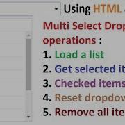 Create And Use MultiSelect Dropdown Combo Box List Using HTML And JQuery Plugin