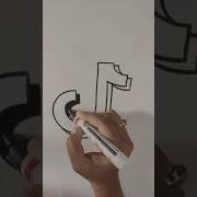 How To Draw TikTok Logo Shorts Youtubevideo Drawing Easydrawing Art At First Sight