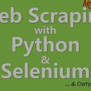 Python Selenium Tutorial 1 Web Scraping
