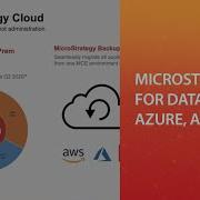 MicroStrategy For Data On AWS Azure And GCP