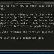 SpaceX Complete Project Apollo GraphQL NodeJS And React Part 14 Fetches Data With UseQuery Hook In A
