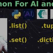 Python For AI And ML 2 Data Structures List Tuples Sets Dictionary In Python UBprogrammer