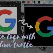 Draw Google Logo With Python Turtle Google Python Turtle Jopraveen
