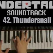 Undertale OST 42 Thundersnail Piano Cover By Amosdoll